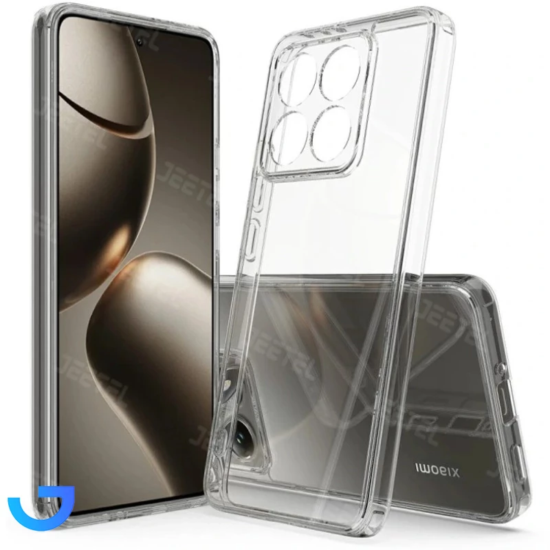قیمت و خرید قاب شفاف  تمام ژله ای محافظ لنزدار مدل Xiaomi 14T / 14T Pro | فروشگاه آریا