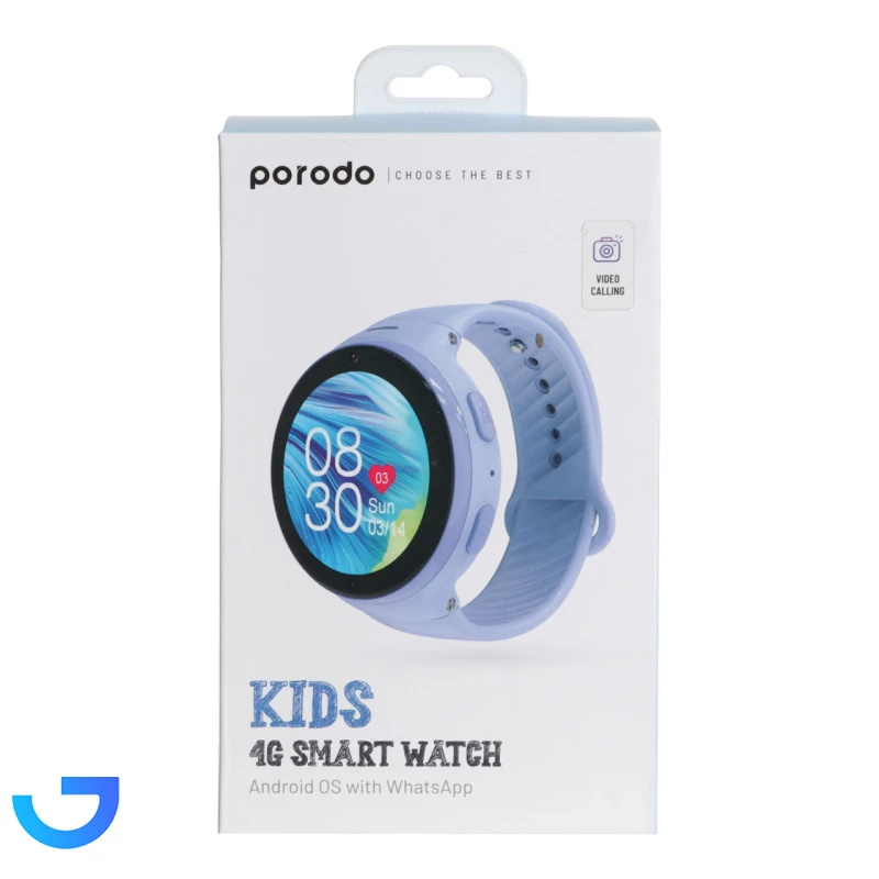 قیمت و خرید ساعت هوشمند کودکان Porodo Kids 4G Smart Watch مدل PD-KDSWT-BU | فروشگاه آریا