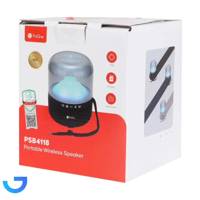 قیمت و خرید اسپیکر  بلوتوث بی سیم قابل حمل پرووان مدل PSB4118 | فروشگاه آریا قیمت و خرید اسپیکر  بلوتوث بی سیم قابل حمل پرووان مدل PSB4118 | فروشگاه آریا
