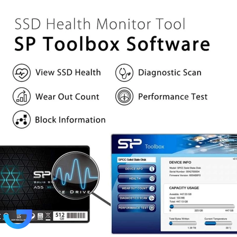 قیمت و خرید هارد  Silicon power ssd  مدل  A55 ظرفیت 1TB | فروشگاه آریا