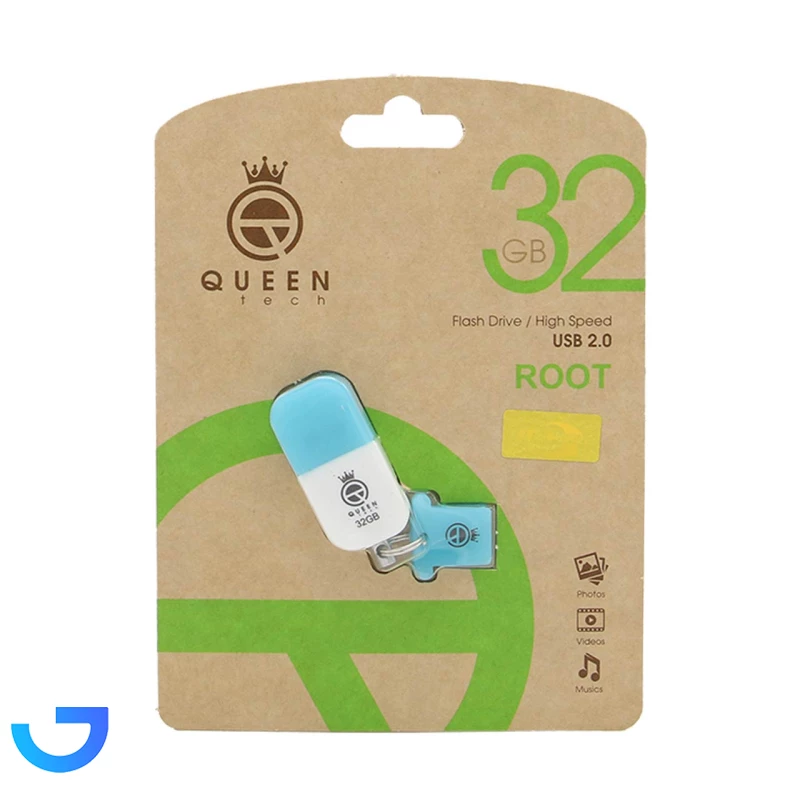 قیمت و خرید فلش مموری 32GB USB2.0 Queen Root | فروشگاه آریا