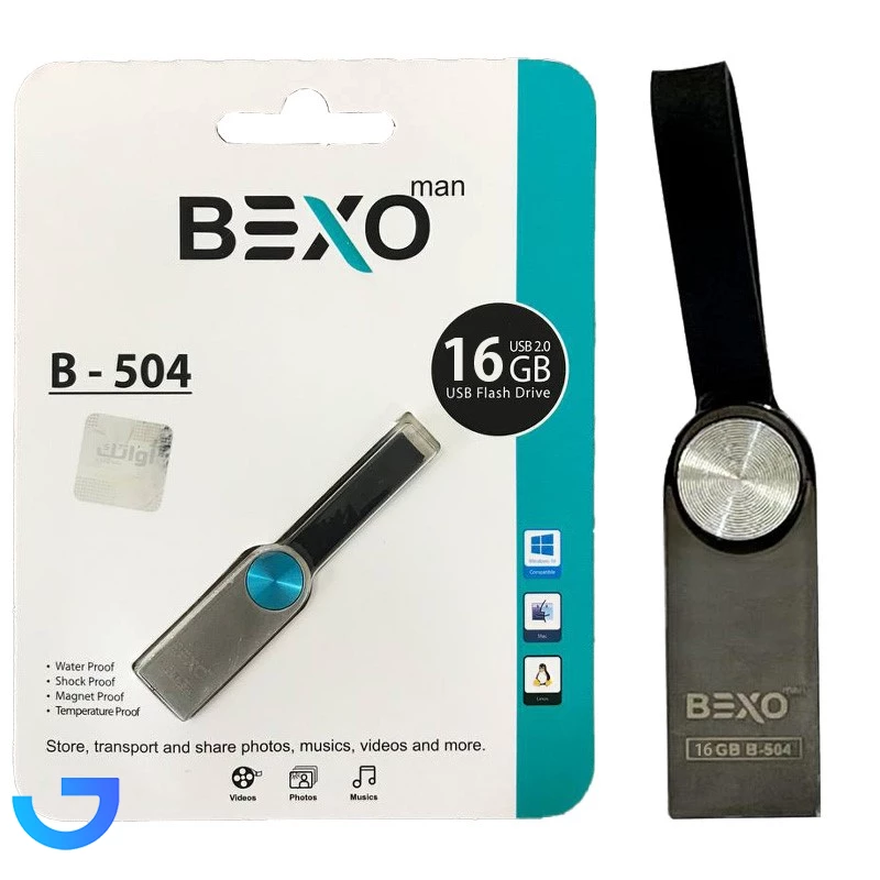 قیمت و خرید فلش مموری بکسو مدل B-504 ظرفیت 16 گیگابایت | فروشگاه آریا