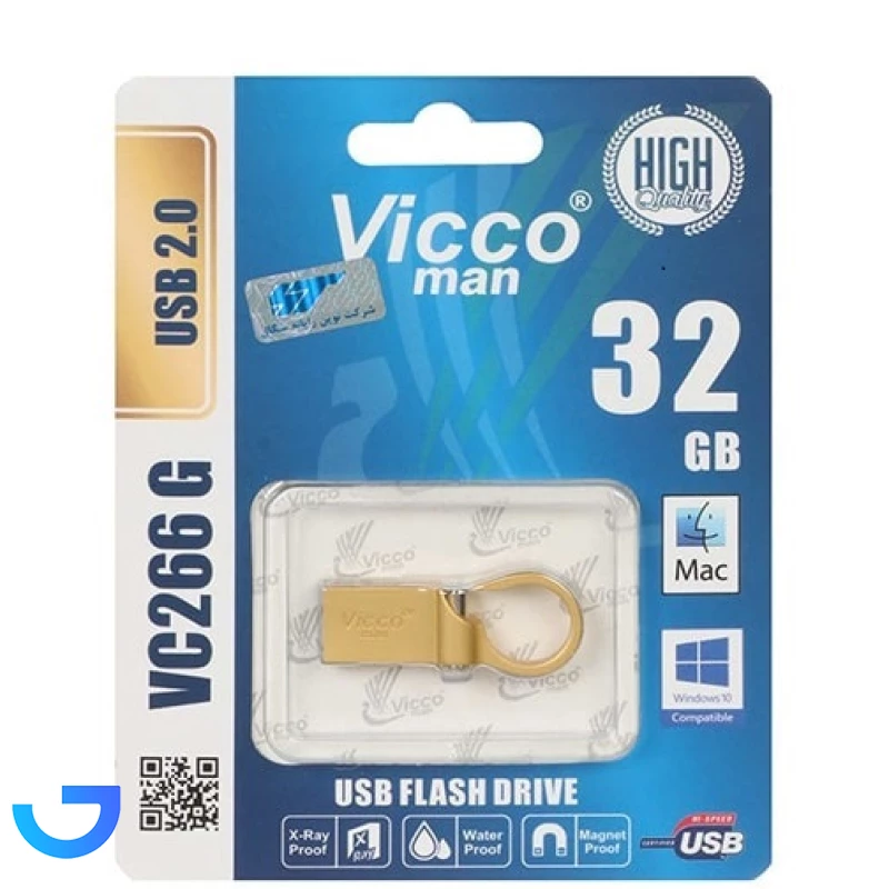 قیمت و خرید فلش مموری Viccoman مدل VC266  ظرفیت 32 گیگابایت | فروشگاه آریا