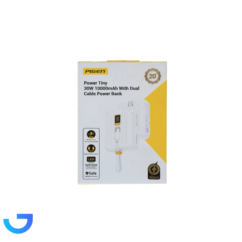 قیمت و خرید پاوربانک پایزن 30 وات   مدل TS-D364  ظرفیت 10000 میلی آمپر | فروشگاه آریا