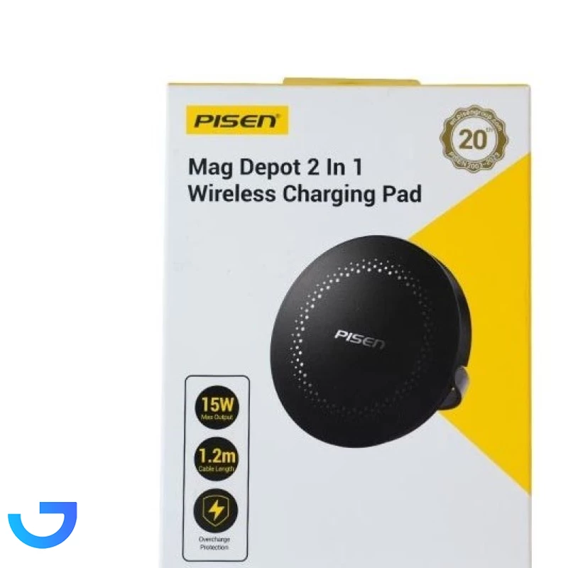 قیمت و خرید شارژر بی سیم 15 وات پایزن مدل (TP-C43 (2 in 1 | فروشگاه آریا