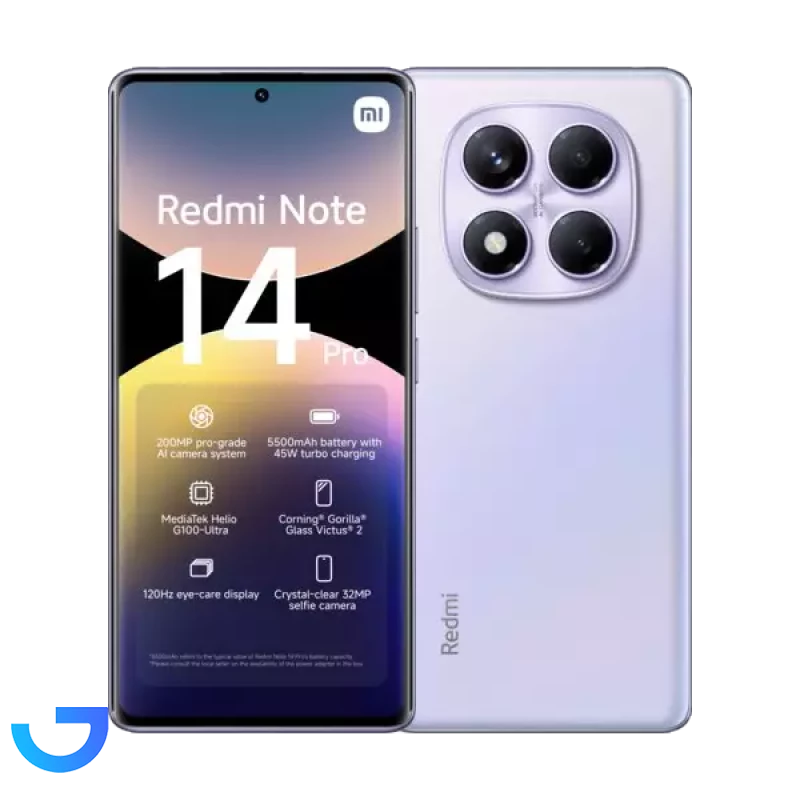 قیمت و خرید گوشی موبایل  شیائومی مدل  Redmi Note 14 Pro 4G  دو سیم کارت حافظه 256 رم 8 گیگابایت - نسخه گلوبال | فروشگاه آریا