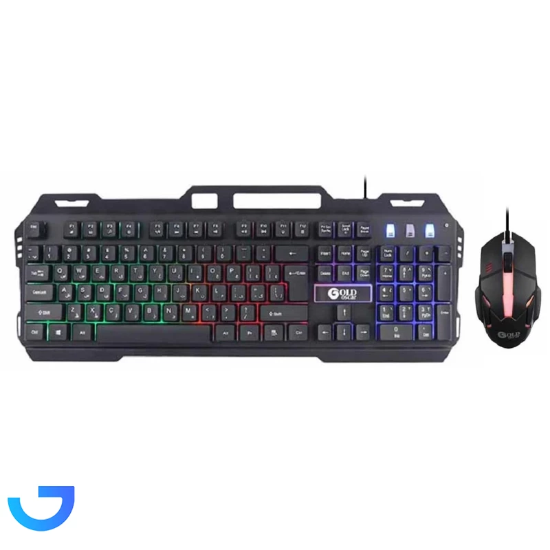 قیمت و خرید ماوس و کیبورد باسیم Gold Oscar مدل K19 | فروشگاه آریا قیمت و خرید ماوس و کیبورد باسیم Gold Oscar مدل K19 | فروشگاه آریا