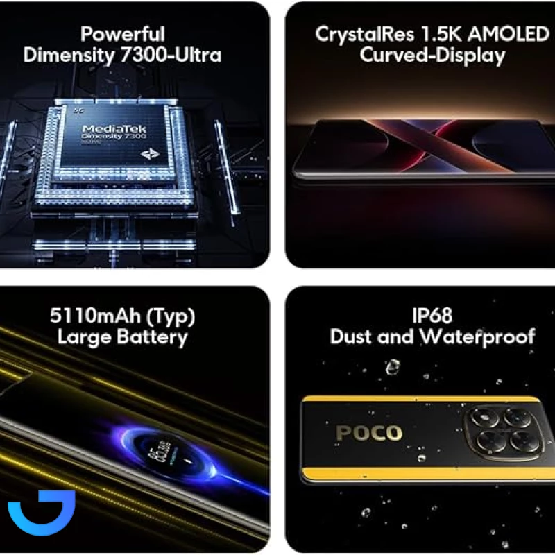 قیمت و خرید گوشی موبایل شیائومی مدل Poco X7 دو سیم کارت با ظرفیت 256 گیگابایت و رم 8 گیگابایت | فروشگاه آریا