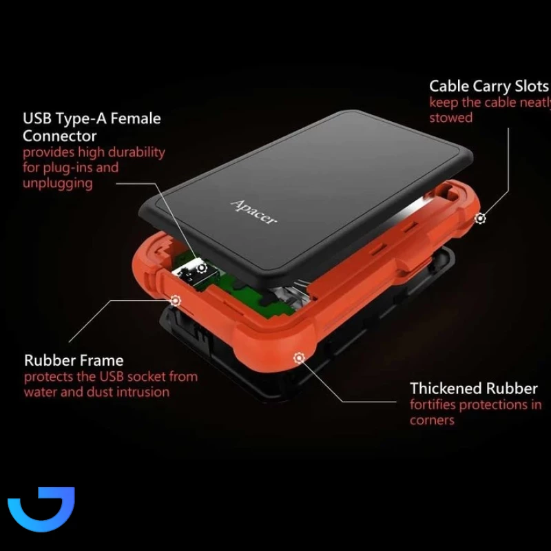 قیمت و خرید هارد اکسترنال اپیسر مدل Apacer AC630 با ظرفیت 1 ترابایت | فروشگاه آریا