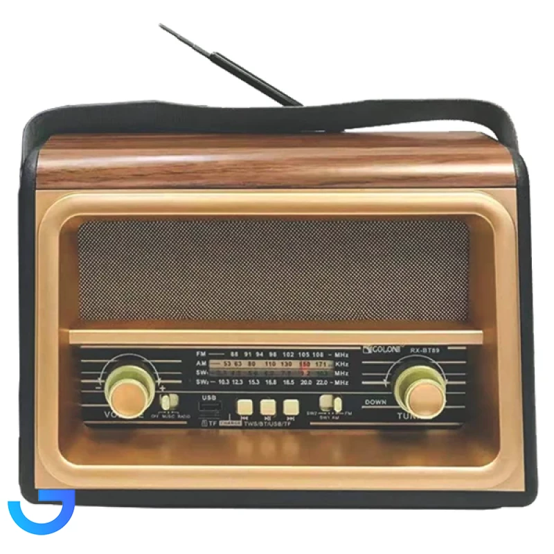 اسپیکر رادیو آنتیک گولون مدل Golon RX-BT89 نمای ۲