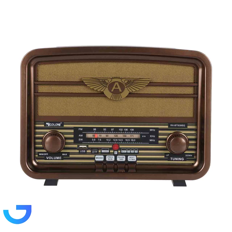 قیمت و خرید رادیو اسپیکر خورشیدی بلوتوثی گولون مدل RX-BT939SQ | فروشگاه آریا