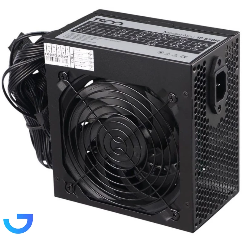 قیمت و خرید منبع تغذیه کامپیوتر تسکو مدل TP 570N با توان 230 وات | فروشگاه آریا
