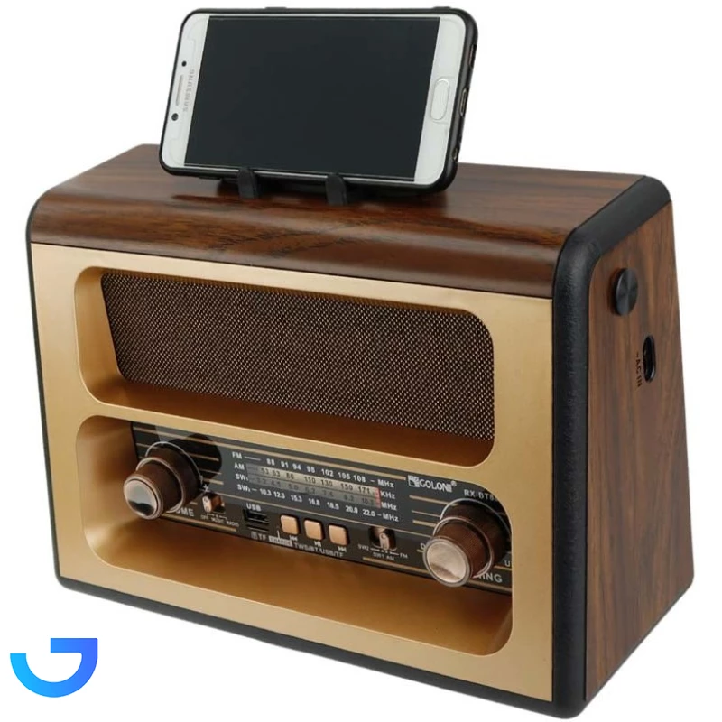 قیمت و خرید اسپیکر بلوتوث طرح کلاسیک گولون مدل Golon RX-BT88 | فروشگاه آریا