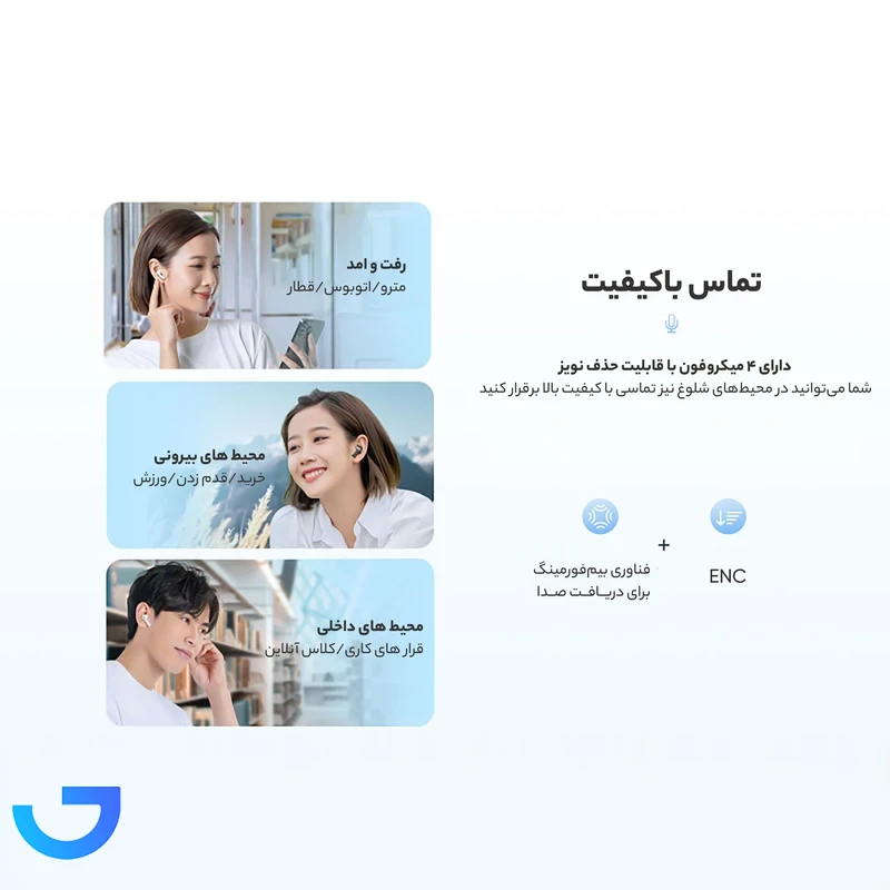 قیمت و خرید هدفون بلوتوث کیو سی وای مدل QCY  T20 Neo AilyPods | فروشگاه آریا