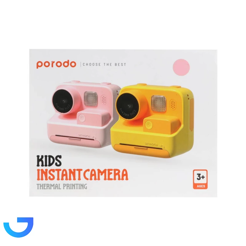 قیمت و خرید دوربین دیجیتال کودکان Porodo Kids instant camera مدلPD-KDPNC-YL | فروشگاه آریا