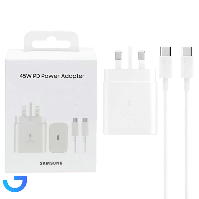 قیمت و خرید شارژر دیواری 45 وات 3 پین سامسونگ به همراه کابل ( پک جدید - اصلی ) مدل EP-T4510 | فروشگاه آریا