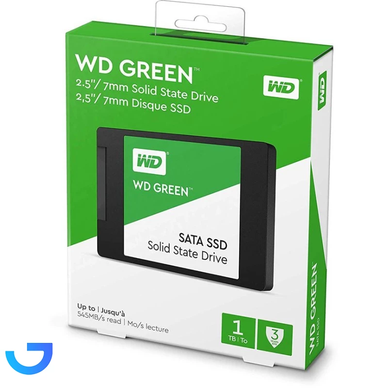 قیمت و خرید اس اس دی اینترنال وسترن دیجیتال مدل Green ظرفیت 1 ترابایت | فروشگاه آریا