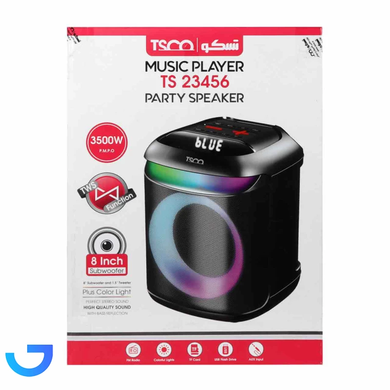 قیمت و خرید اسپیکر بلوتوثی تسکو مدل TS 23456 | فروشگاه آریا
