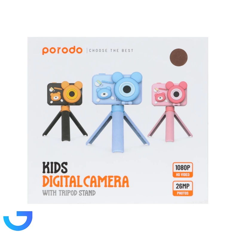 قیمت و خرید دوربین دیجیتال کودکان Porodo Kids Digital Camera مدل PD-KDCTS-BR | فروشگاه آریا