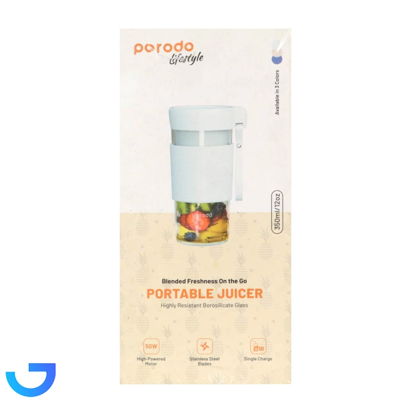 قیمت و خرید مخلوط کن شارژی Porodo مدل PD-PRJ350-BL | فروشگاه آریا