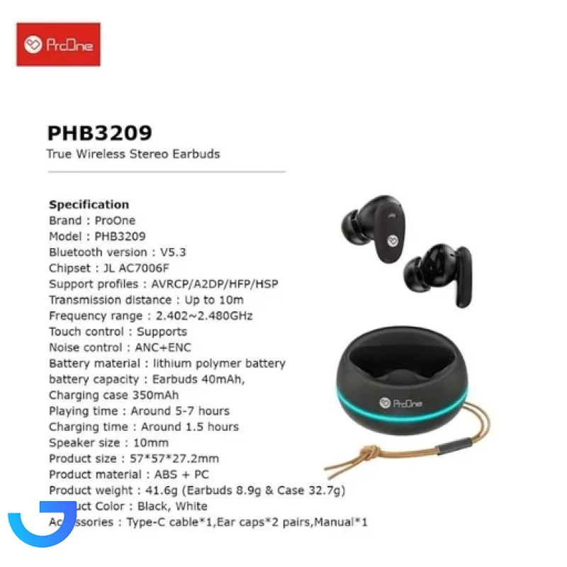 قیمت و خرید هدفون بلوتوثی پرووان مدل PHB3209 | فروشگاه آریا