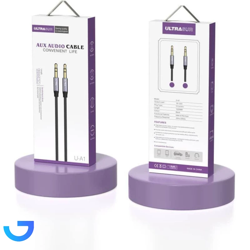 قیمت و خرید کابل AUX اولتراسور ULTRASUR مدل U-A1 | فروشگاه آریا