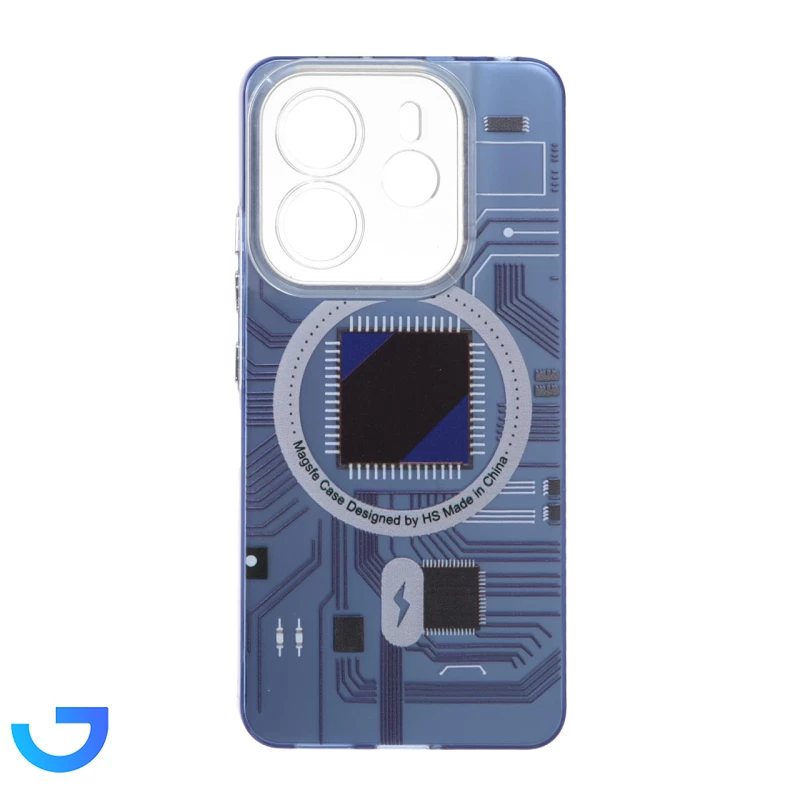 قیمت و خرید قاب طرح الکترونیک محافظ لنز شفاف Xiaomi Redmi Note 14 4G | فروشگاه آریا