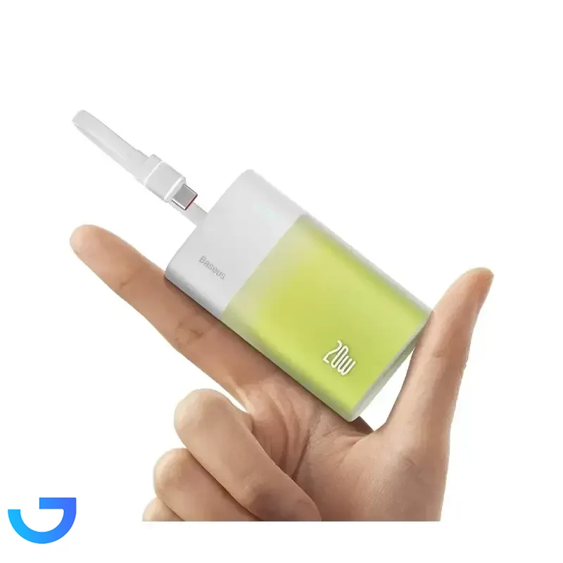 قیمت و خرید پاوربانک بیسوس مدل PPKDC05C با ظرفیت 5200 میلی آمپر ساعت با توان 20 وات و کابل تایپ سی | فروشگاه آریا