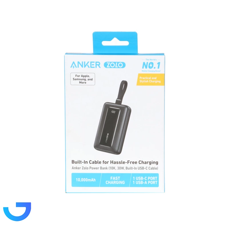 قیمت و خرید پاور بانک فست شارژ ANKER 10000mAh مدل A1688H11 30W | فروشگاه آریا