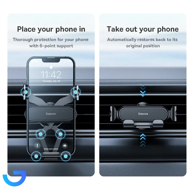 قیمت و خرید پایه نگهدارنده گوشی موبایل باسئوس مدل Stable Gravitational | فروشگاه آریا