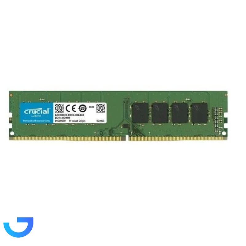 رم دسکتاپ DDR4 تک کاناله 3200 مگاهرتز CL22 کروشیال مدل PC4-25600 ظرفیت 16 گیگابایت نمای ۳