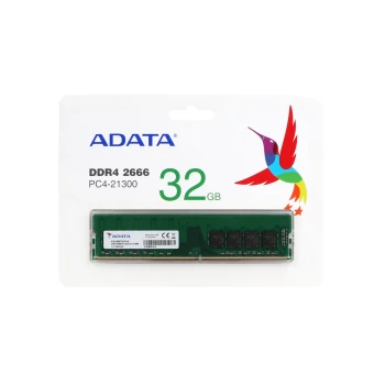 رم کامپیوتر DDR4 تک کاناله ADATA مدل PC4-21300 ظرفیت 32 گیگابایت | فروشگاه آریا