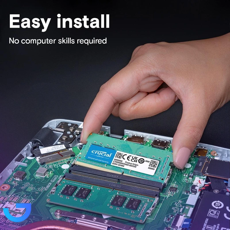 قیمت و خرید رم لپ تاپ DDR4 تک کاناله 3200 مگاهرتز CL22 کروشیال ظرفیت 16 گیگابایت | فروشگاه آریا