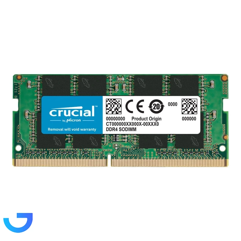 رم دسکتاپ DDR4 تک کاناله 3200 مگاهرتز CL22 کروشیال مدل PC4-25600 ظرفیت 16 گیگابایت نمای ۲