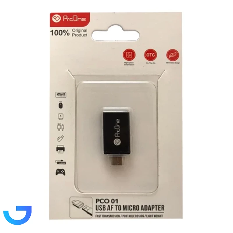قیمت و خرید مبدل USB به microUSB پرووان مدل PCO 01 | فروشگاه آریا