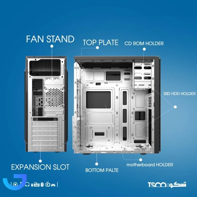 قیمت و خرید کیس کامپیوتر تسکو مدل TSCO TC 4474 FA | فروشگاه آریا