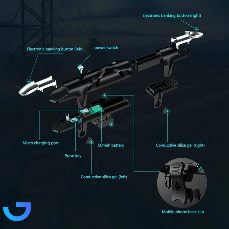 قیمت و خرید دسته بازی پابجی مدل G5 - مشکی - TCO | فروشگاه آریا قیمت و خرید دسته بازی پابجی مدل G5 - مشکی - TCO | فروشگاه آریا