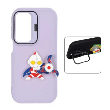 قاب Case Pro عروسک فرفره ای لنز استندشو Samsung Galaxy A35 | فروشگاه آریا