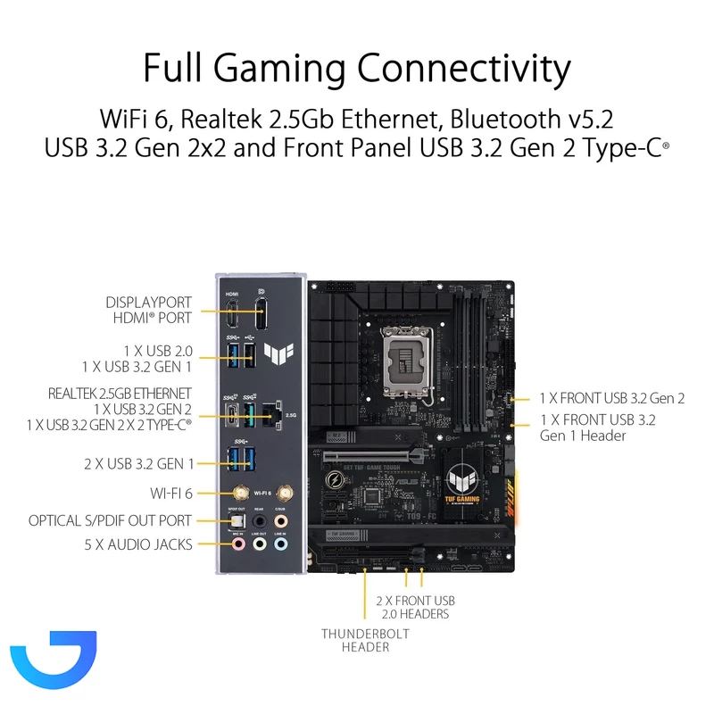قیمت و خرید مادربرد ایسوس مدل TUF GAMING B760-PLUS WIFI | فروشگاه آریا