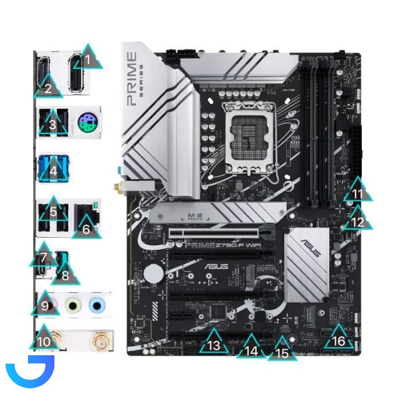 قیمت و خرید مادربرد ایسوس مدل PRIME Z790-P | فروشگاه آریا