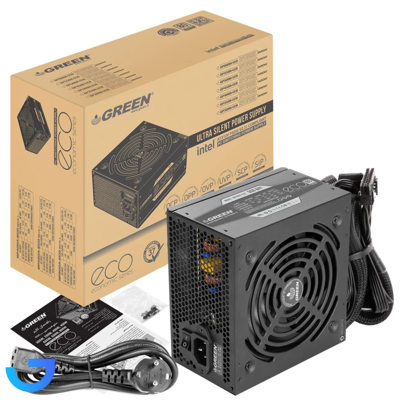 قیمت و خرید منبع تغذیه کامپیوتر گرین مدل GP550A-ECO Rev3.1 | فروشگاه آریا قیمت و خرید منبع تغذیه کامپیوتر گرین مدل GP550A-ECO Rev3.1 | فروشگاه آریا