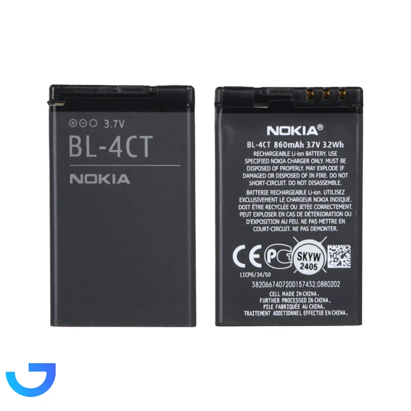 باتری موبایل Nokia مدل BL-4CT با ظرفیت 860mAh - اصلی نمای ۲