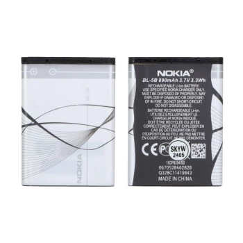 باتری موبایل Nokia مدل BL-5B با ظرفیت 890mAh - اصلی | فروشگاه آریا