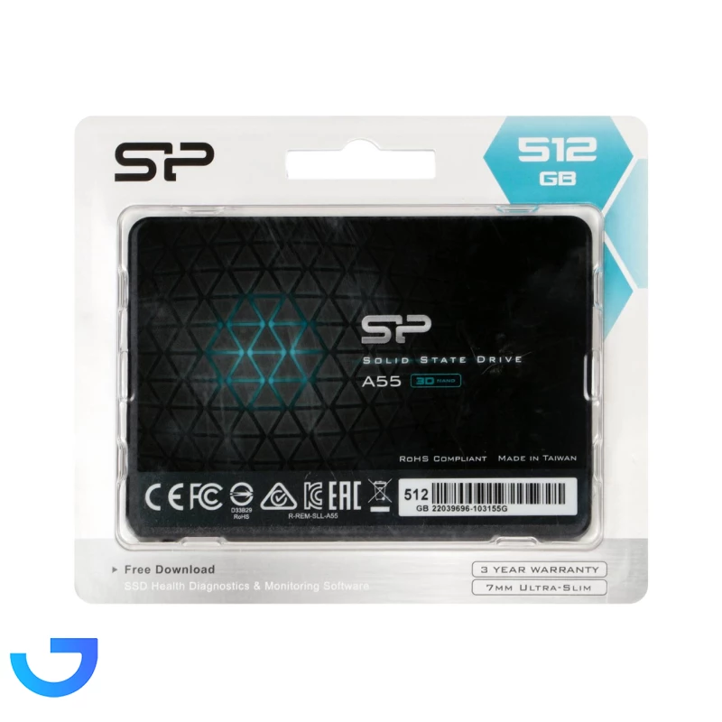 قیمت و خرید اس اس دی اینترنال سیلیکون پاور مدل A55 ظرفیت 512گیگابایت | فروشگاه آریا