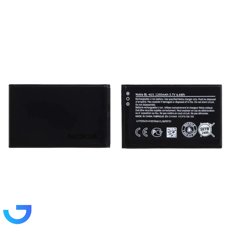 باتری موبایل Nokia مدل BL-4UL با ظرفیت 1200mAh - اصلی - DST نمای ۲