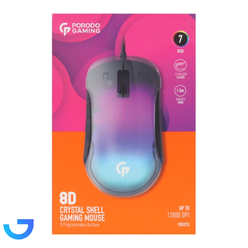 قیمت و خرید ماوس باسیم گیمینگ Porodo مدل PDX315 | فروشگاه آریا