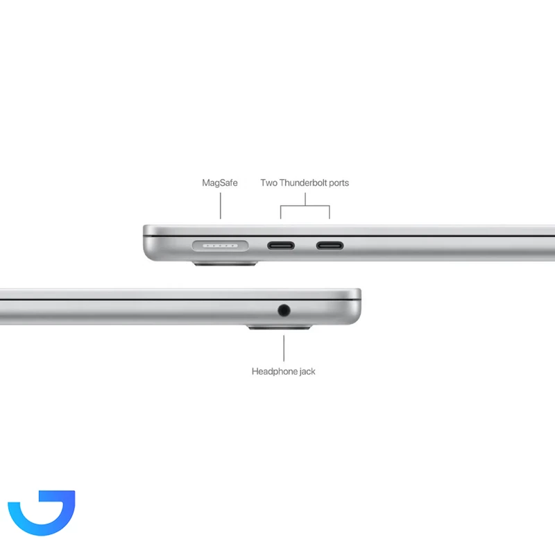 قیمت و خرید لپ تاپ 13.6 اینچی اپل مدل MacBook Air MW123 2025 LLA-M4-16GB RAM-256GB SSD | فروشگاه آریا