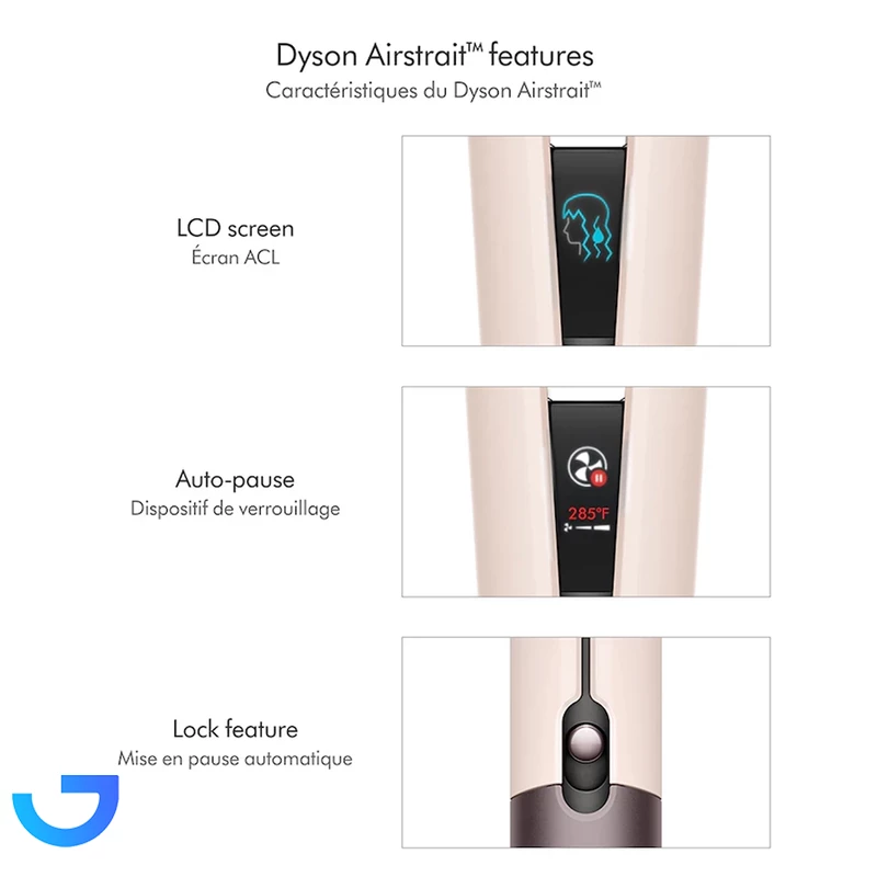 قیمت و خرید اتو و حالت‌دهنده‌ مو دایسون مدل Dyson Airstrait HT01 | فروشگاه آریا