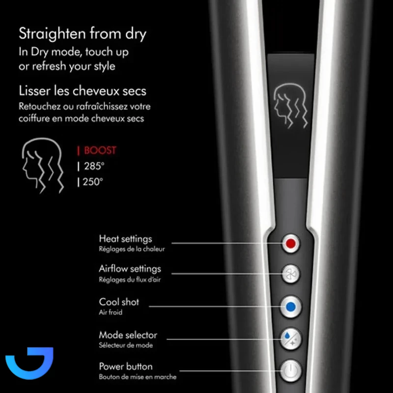 قیمت و خرید اتو و حالت‌دهنده‌ مو دایسون مدل Dyson Airstrait HT01 | فروشگاه آریا