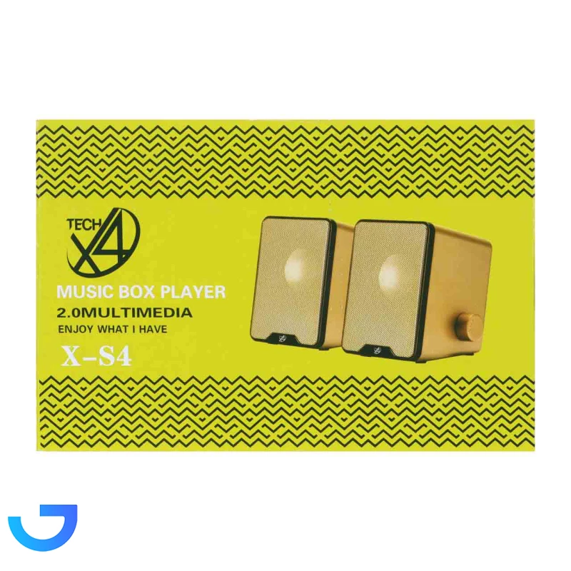 قیمت و خرید اسپیکر دسکتاپ دو تکه X4TECH مدل X-S4 | فروشگاه آریا